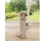 Sac pour bouteille 'Natural Red Coco', beige/rouge