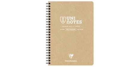 Carnet à spirale UNI NOTES, A5, quadrillé