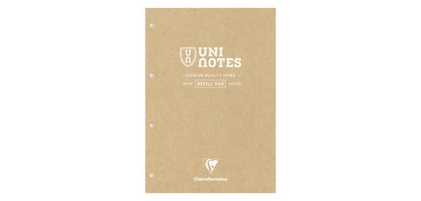 Bloc-notes UNI NOTES, A4, quadrillé