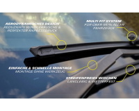 Multi Fit MF7070 ruitenwisserkit voor auto's