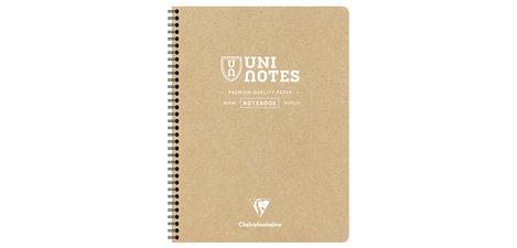 UNI NOTES spiral notebook, A4+, squared