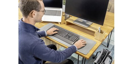 Roll-up desk pad, 800 x 300 mm
