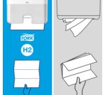 TORK Xpress Essuie-mains interfolié, 212 x 240, pliage en Z