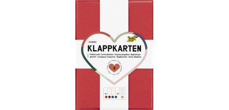Carte pliante CLASSIC, 105 x 148 mm, assorti