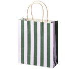Sac en papier 'STRIPES GLOW UP', taille: S