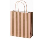 Sac en papier 'STRIPES GLOW UP', taille: S