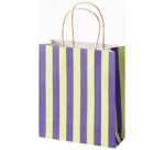 Sac en papier 'STRIPES GLOW UP', taille: S