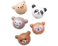 Perle en bois 'CUTE ANIMALS', 18 mm, assorti