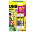 Bâton de colle stic UNIQUE, sans solvant, 3x 8,2 g
