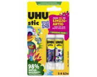 Bâton de colle stic UNIQUE, sans solvant, 3x 8,2 g