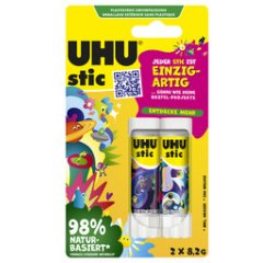 Bâton de colle stic UNIQUE, sans solvant, 3x 8,2 g