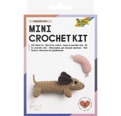 Mini-kit de crochet 'SAUSAGE DOG'