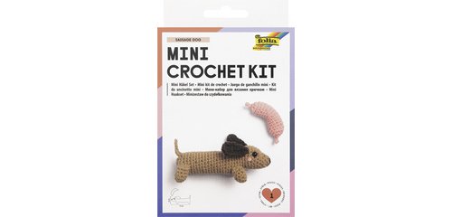 Mini-kit de crochet 'SAUSAGE DOG'