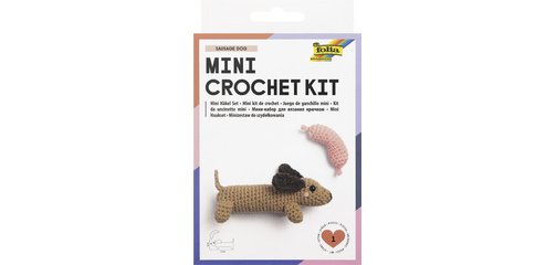 Mini-kit de crochet 'SAUSAGE DOG'