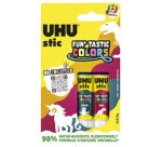 Bâton de colle stic FUN'TASTIC COLORS, 2x 8,2 g, blister