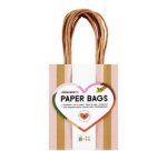 Paper bag 'STRIPES AMORE', size: M