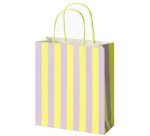 Papiertüte 'STRIPES FLUO', Größe: S