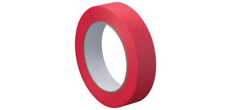 Ruban de masquage Strong, 25 mm x 50 m, rouge