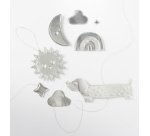Metal for embossing, 185 x 290 mm, 30 sheets, assorted