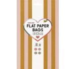 Flacher Beutel Flachbeutel Streifen 'AMORE'