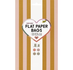 Flacher Beutel Flachbeutel Streifen 'AMORE'