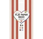 Flacher Beutel Flachbeutel Streifen 'AMORE'