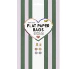 Flacher Beutel Flachbeutel Streifen 'AMORE'