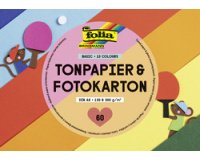 Bloc papier de couleur et de carton BASIC, A6