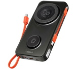 Powerbank magnétique, 10.000 mAh, USB-A/USB-C