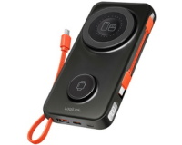 Powerbank magnétique, 10.000 mAh, USB-A/USB-C