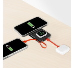Powerbank magnétique, 10.000 mAh, USB-A/USB-C