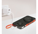 Powerbank magnétique, 10.000 mAh, USB-A/USB-C