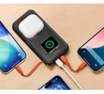 Powerbank magnétique, 10.000 mAh, USB-A/USB-C