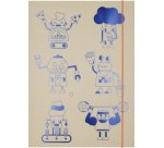 Drawing folder 'Hungry Robots', cardboard, A3