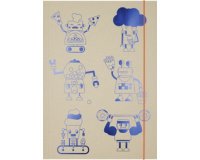 <em>Tekenmap 'Hungry Robots', karton, A3</em>