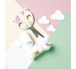Round 'rainbow' pattern scissors, length: 160 mm
