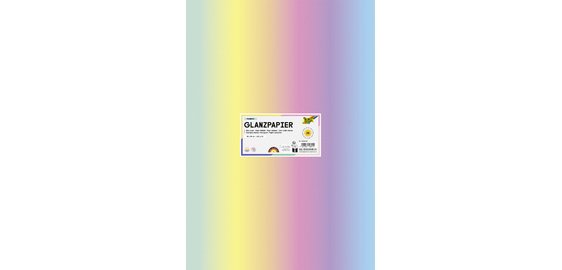 Glänzendes Papier Rainbow, 350 x 500 mm, 100 g/m2