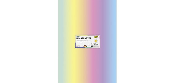 Rainbow glossy paper, 350 x 500 mm, 100 g/m²