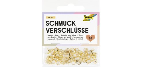 Kit de fermoirs pour bijoux, 70 pièces