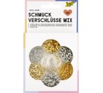 Kit de fermoirs pour bijoux, 961 pièces, or et argent