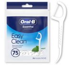 Dental Floss Holder Essential Floss, 75 pieces, mint
