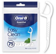 Dental Flosshalter Essential Floss, 75 Stück, Minze