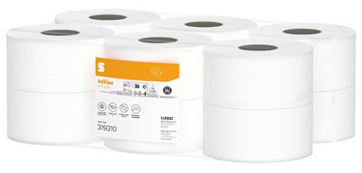 Papier toilette grand rouleau HiCycle, 180 m