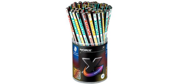 Crayon de papier NORIX, HB, pot de 72