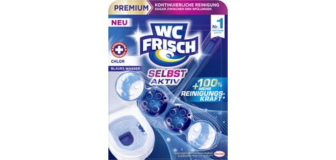 AUTO ACTIF Nettoyant & désodorisant WC BLEU CHLORE