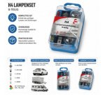 Kit d'ampoules de rechange pour voiture H4, 8 pièces