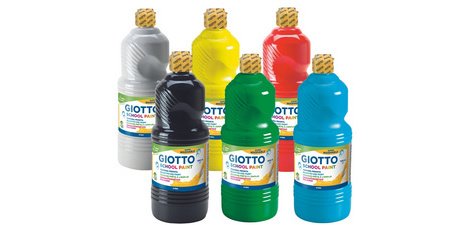 Gouache SCHOOL PAINT, 1.000 ml, assorti