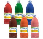 Assortiment gouache giotto elios 6 flacons de 1l coloris assortis