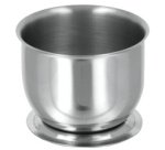 Coquetier, rond, inox