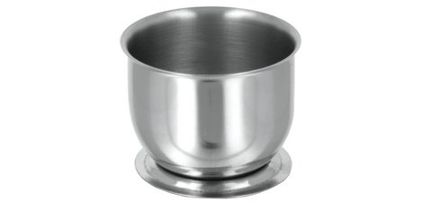 Coquetier, rond, inox